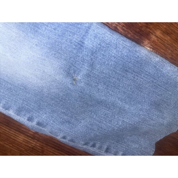 Women's Butterfly Embellished Faded Glory Jeans Light Wash Size 16 - Picture 14 of 16